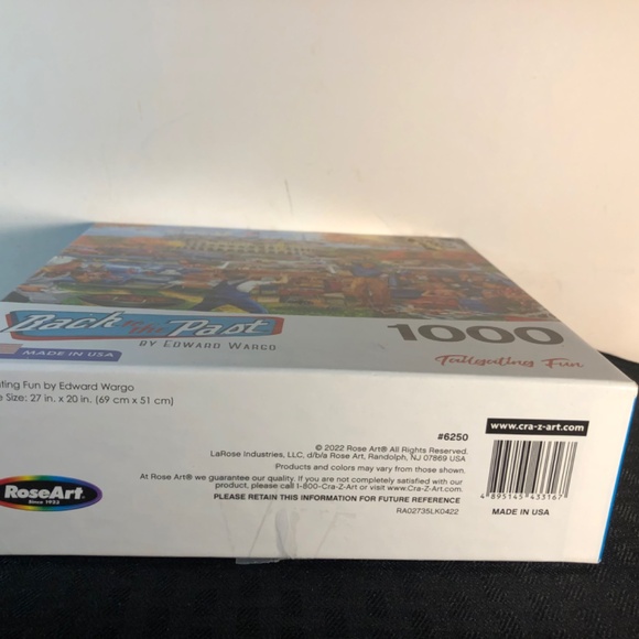 Back to The Past - Tailgating Fun" 1000-piece jigsaw puzzle - Picture 3 of 4